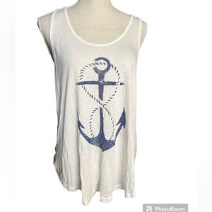 NWT ML Anchor 100% Rayon Tank Top
